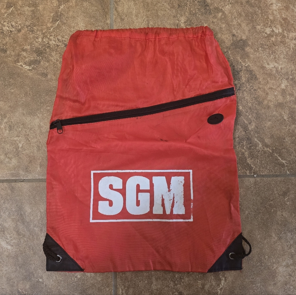 Red Black SGM Drawstring Storage Bag